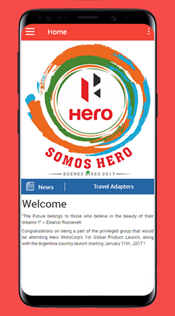 Hero Mobile app