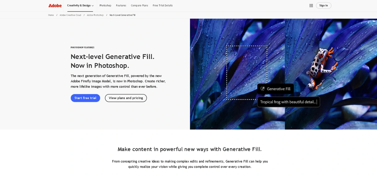 Generative Fill