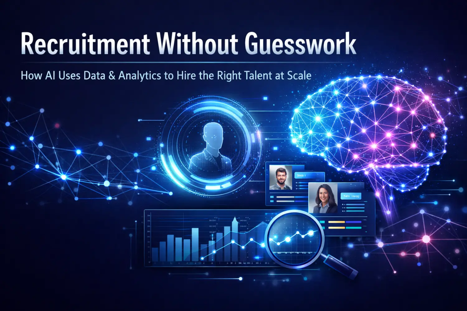 Recruitment Without Guesswork: How AI Uses Data & Analytics to Hire the Right Talent at Scale