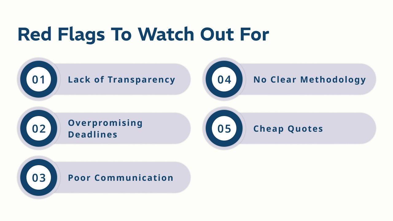 Red Flags to Watch Out For