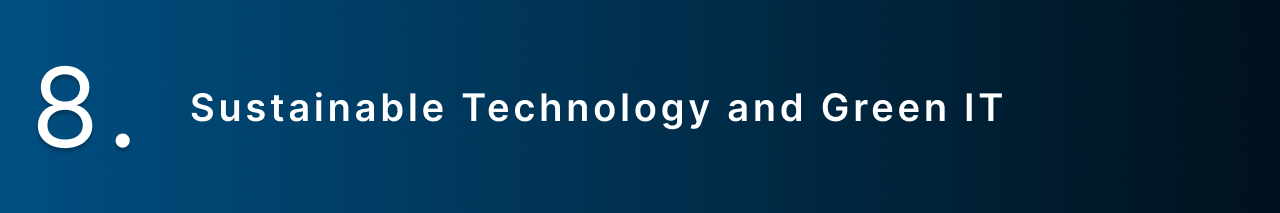 sustainable technology and green IT