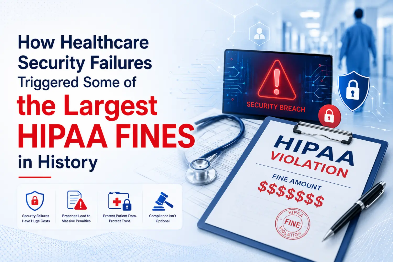 How Healthcare Security Failures Triggered Some of the Largest HIPAA Fines in History