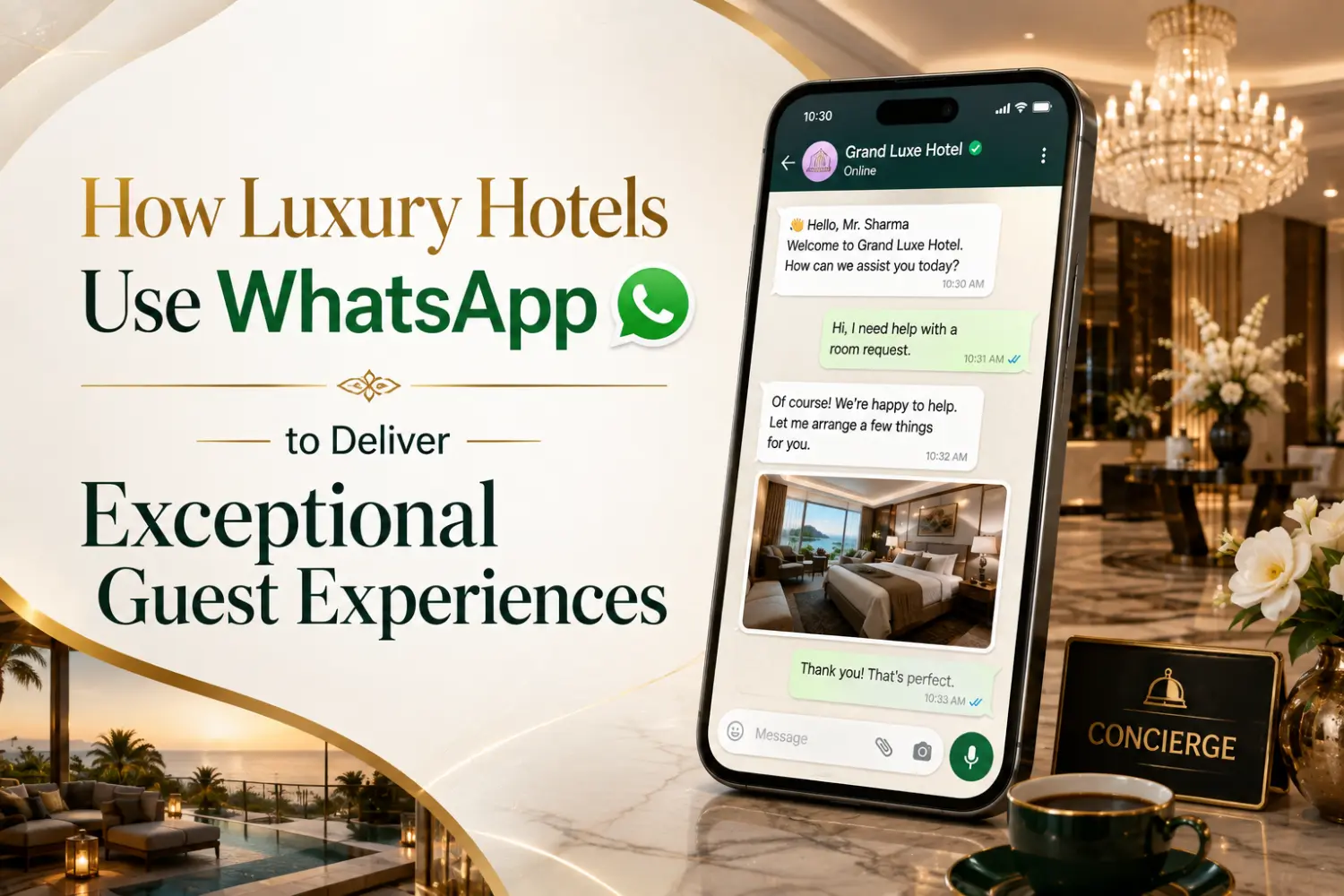 How Luxury Hotels Use WhatsApp to Deliver Exceptional Guest Experiences