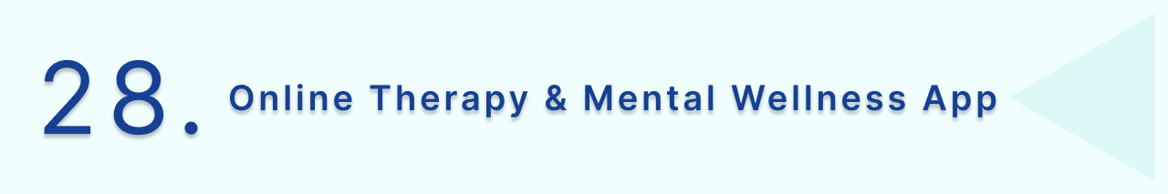 Online Therapy & Mental Wellness App
