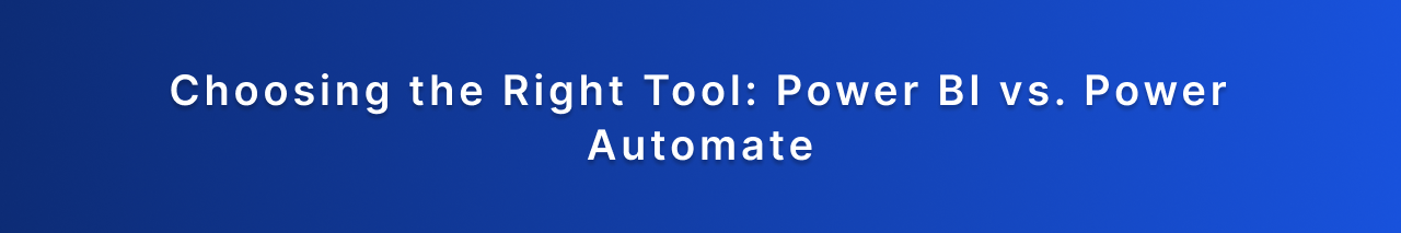 How Power BI and Power Automate work together