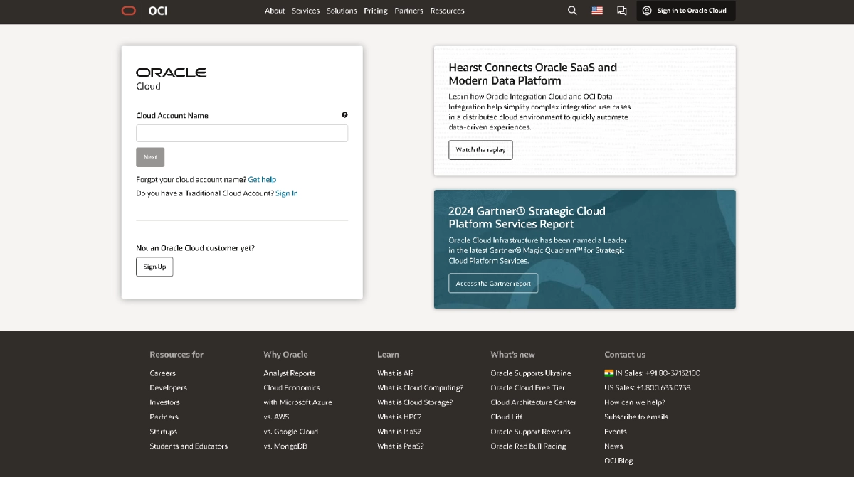 Oracle Cloud