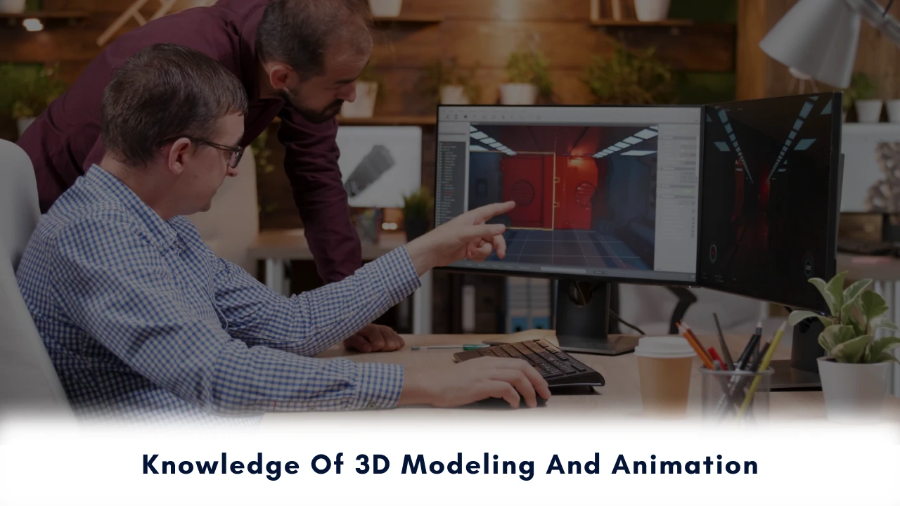 Knowledge of 3D Modeling and Animation