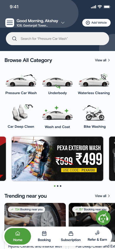 Car Service App Development