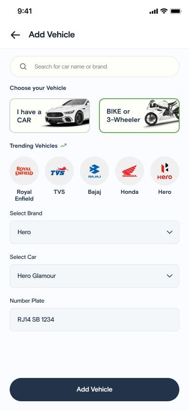Car Service App Development
