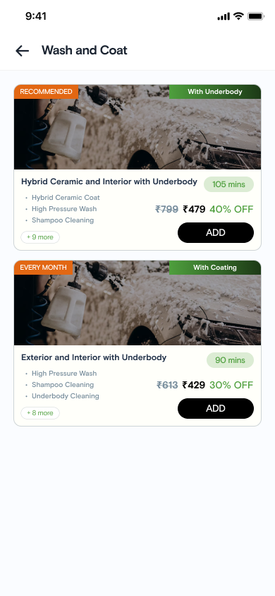 Car Service App Development