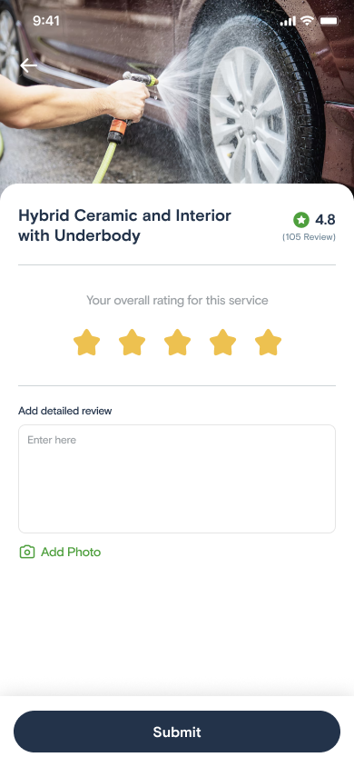 Car Service App Development