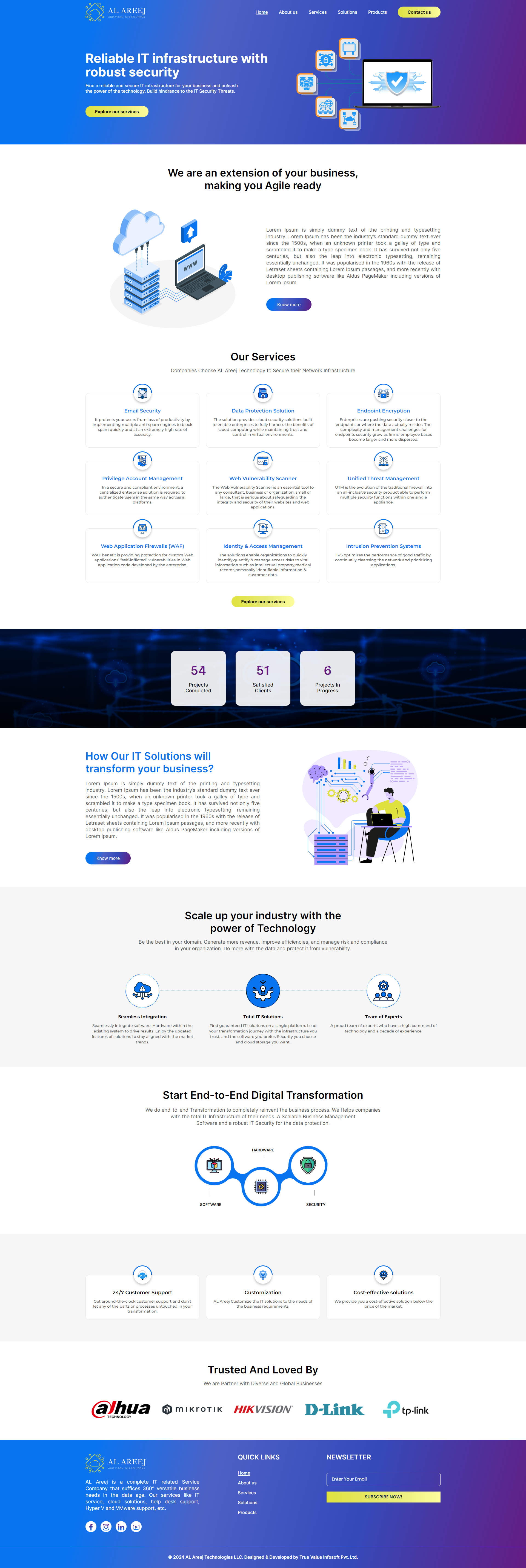 Portfolio Website - True Value Infosoft